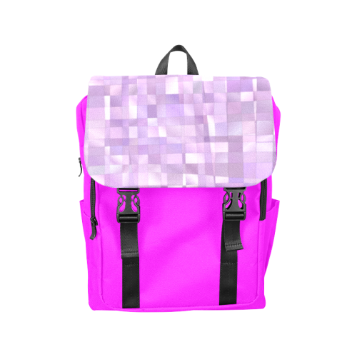 Purple Pearl Mosaic Casual Shoulders Backpack (Model 1623)