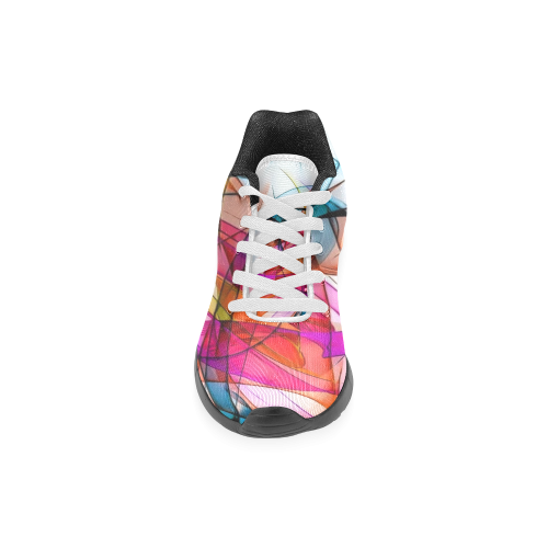 Summer Color Pattern by Nico Bielow Women’s Running Shoes (Model 020)