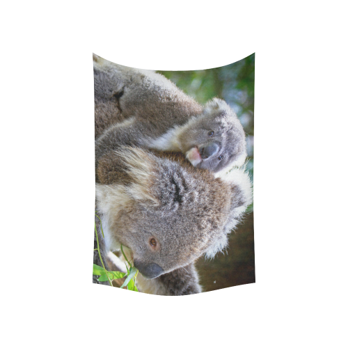 Koala_2015_0302 Cotton Linen Wall Tapestry 60"x 40"