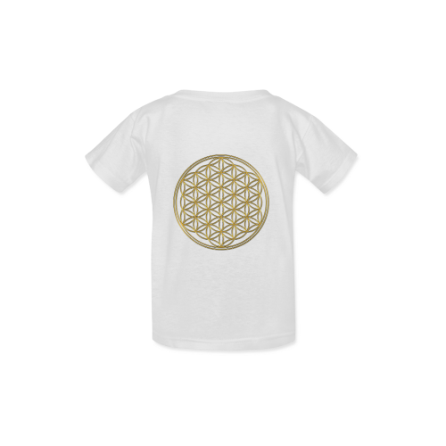 FLOWER OF LIFE gold Kid's  Classic T-shirt (Model T22)