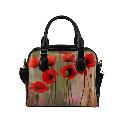 Poppies Shoulder Handbag (Model 1634)