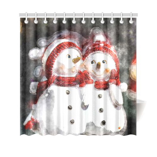 Snowman20160602 Shower Curtain 69"x70"