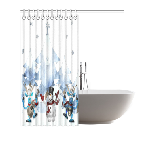 Snowman20160604 Shower Curtain 72"x72"