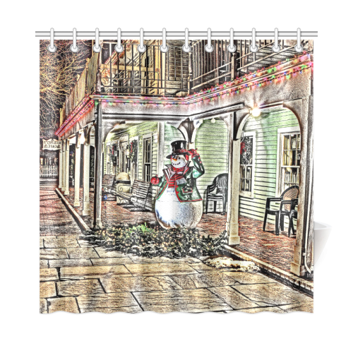 Snowman20160606 Shower Curtain 72"x72"