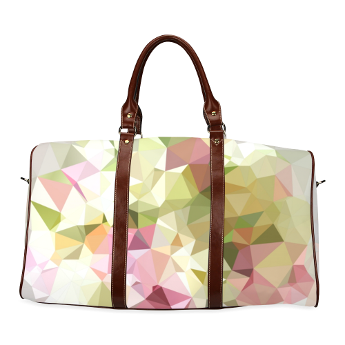 Low Poly Pastel Waterproof Travel Bag/Large (Model 1639)