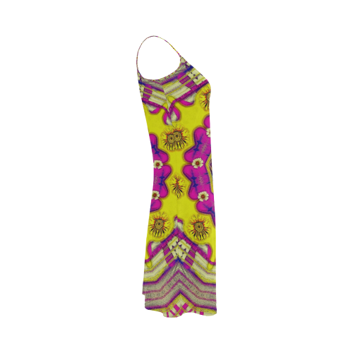 Celebrating summer in soul and mind mandala style Alcestis Slip Dress (Model D05)