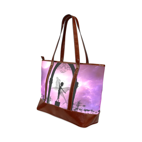 Cute dancing fairy in the night Tote Handbag (Model 1642)