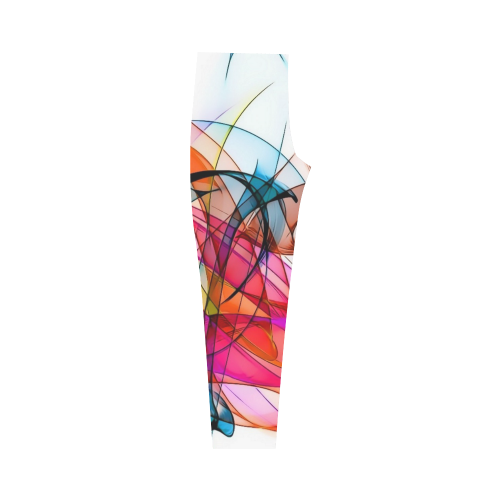 Summer Color Patter by Nico Bielow Capri Legging (Model L02)