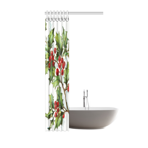 HollyBerries20160601 Shower Curtain 36"x72"