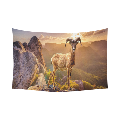 Antelope Fantasy Cotton Linen Wall Tapestry 90"x 60"