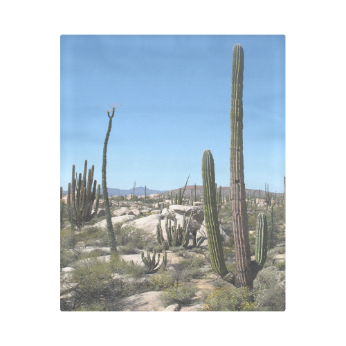 Desert Cactus Dream Duvet Cover 86"x70" ( All-over-print)