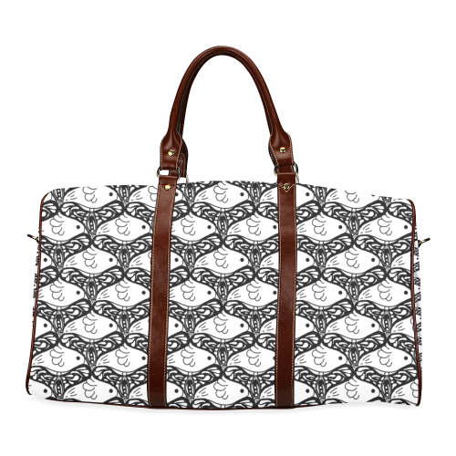 Bird and Butterfly Tessellation Waterproof Travel Bag/Large (Model 1639)