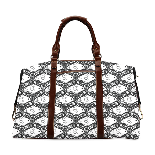 Bird and Butterfly Tessellation Classic Travel Bag (Model 1643)