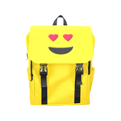 Emoticon Heart Smiley Casual Shoulders Backpack (Model 1623)