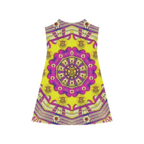 Celebrating summer in soul and mind mandala style Alcestis Slip Dress (Model D05)