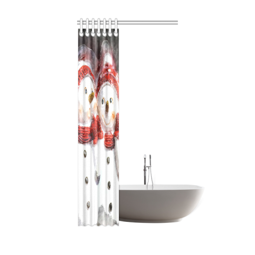 Snowman20160602 Shower Curtain 36"x72"