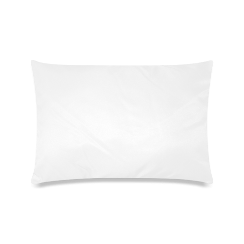 HIPSTER zigzag chevron pattern black & white Custom Rectangle Pillow Case 16"x24" (one side)