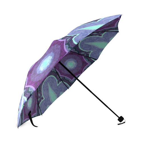 Purple blue Foldable Umbrella (Model U01)