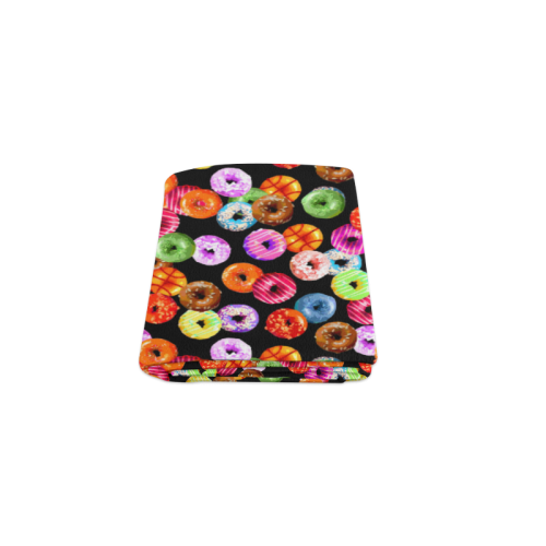 Colorful Yummy DONUTS pattern Blanket 40"x50"