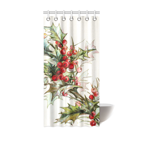 HollyBerries20160604 Shower Curtain 36"x72"