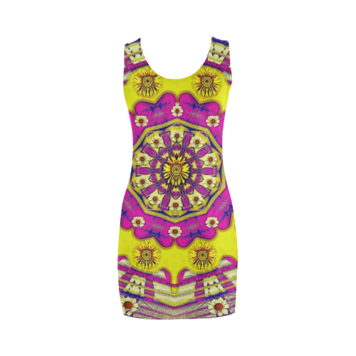 Celebrating summer in soul and mind mandala style Medea Vest Dress (Model D06)