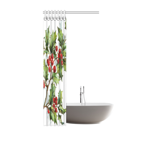 HollyBerries20160602 Shower Curtain 36"x72"