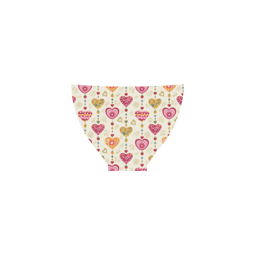 Cheerful Hearts Custom Bikini Swimsuit