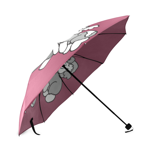 Playtime- Maroon Foldable Umbrella (Model U01)