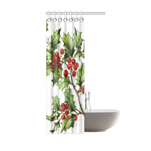 HollyBerries20160601 Shower Curtain 36"x72"