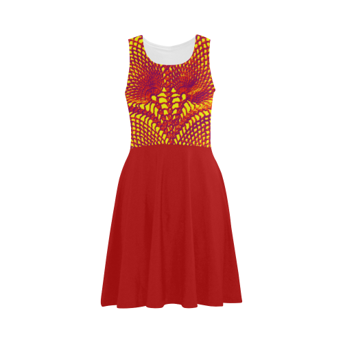 crochet pattern print Dress by Cam237design Atalanta Sundress (Model D04)