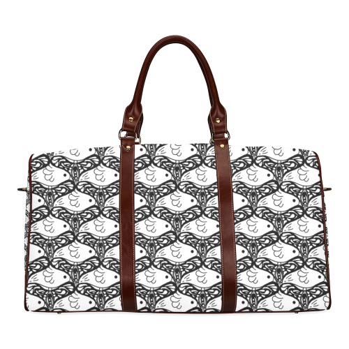 Bird and Butterfly Tessellation Waterproof Travel Bag/Large (Model 1639)