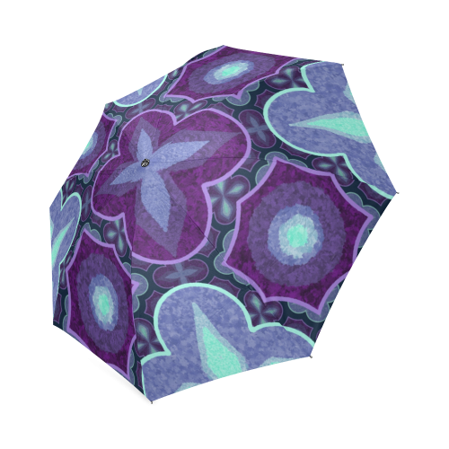 Purple blue Foldable Umbrella (Model U01)