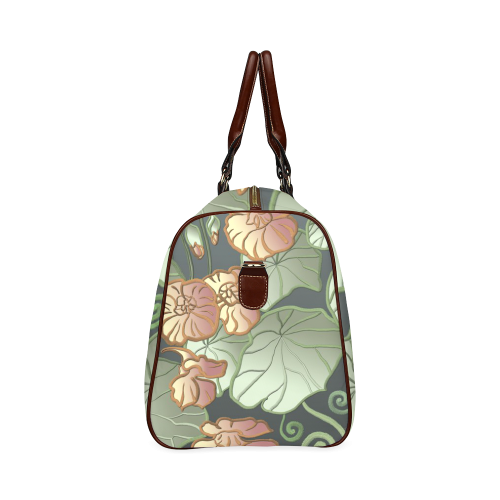 Art Nouveau Garden Waterproof Travel Bag/Small (Model 1639)