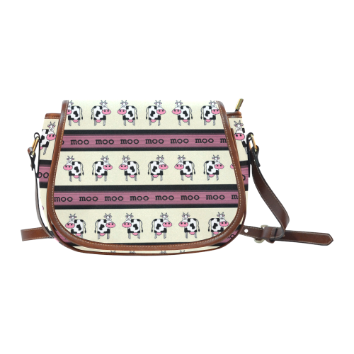 Moo Cows Saddle Bag/Small (Model 1649) Full Customization