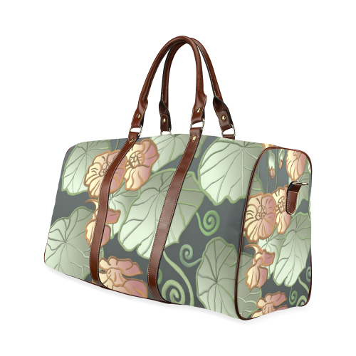 Art Nouveau Garden Waterproof Travel Bag/Small (Model 1639)
