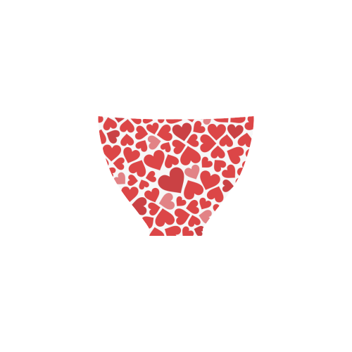 Valentine Hearts Custom Bikini Swimsuit