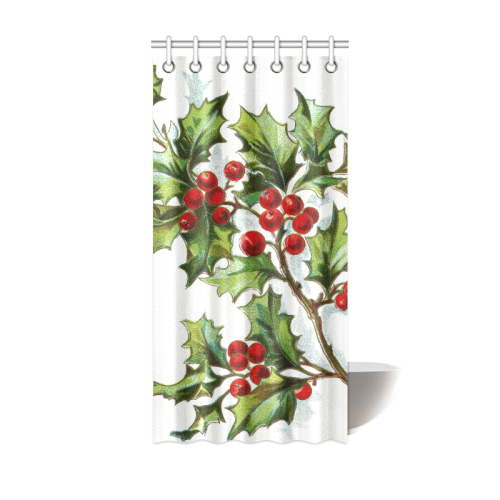 HollyBerries20160601 Shower Curtain 36"x72"