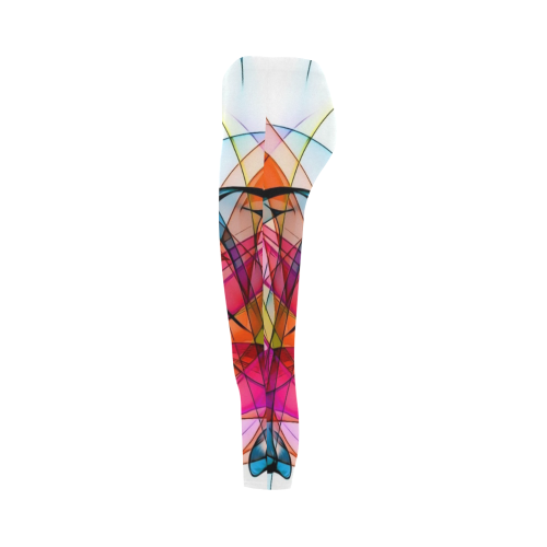 Summer Color Patter by Nico Bielow Capri Legging (Model L02)