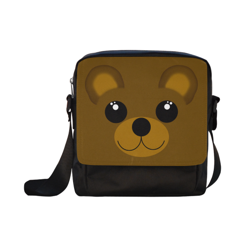 Kawaii Brown Bear Crossbody Nylon Bags (Model 1633)