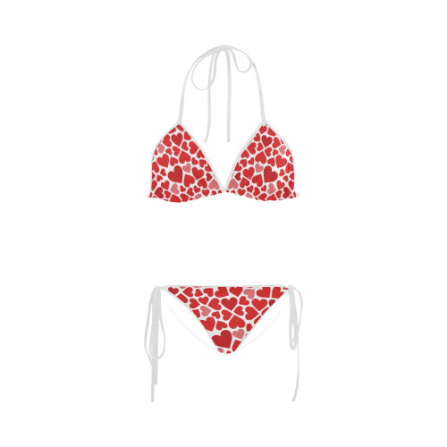 Valentine Hearts Custom Bikini Swimsuit