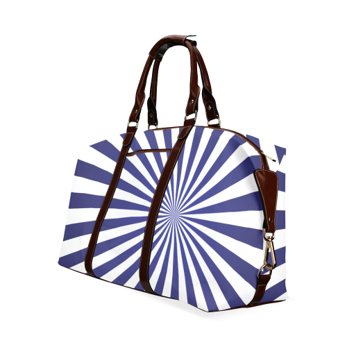 Blue Spiral Classic Travel Bag (Model 1643)