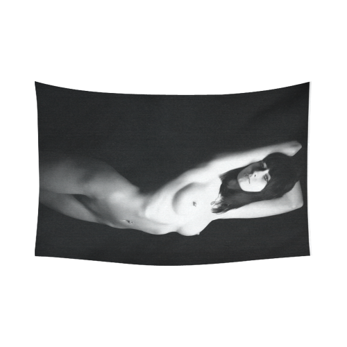 nude Cotton Linen Wall Tapestry 90"x 60"