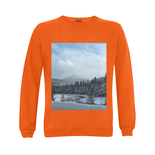 Winter Wonderland Gildan Crewneck Sweatshirt(NEW) (Model H01)