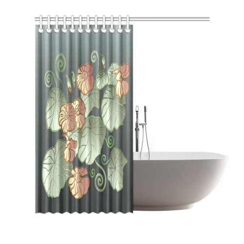 Art Nouveau Garden Shower Curtain 72"x72"