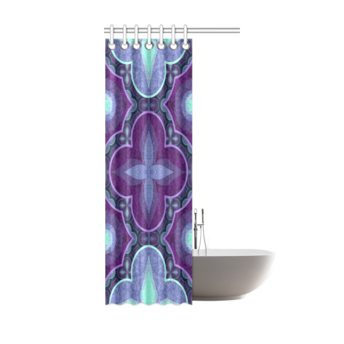 Purple blue Shower Curtain 36"x72"