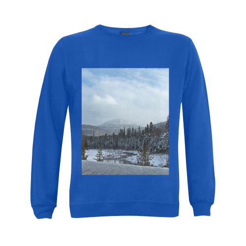 Winter Wonderland Gildan Crewneck Sweatshirt(NEW) (Model H01)