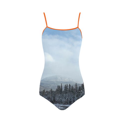 Winter Wonderland Strap Swimsuit ( Model S05)