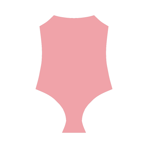 Flamingo Pink Strap Swimsuit ( Model S05)