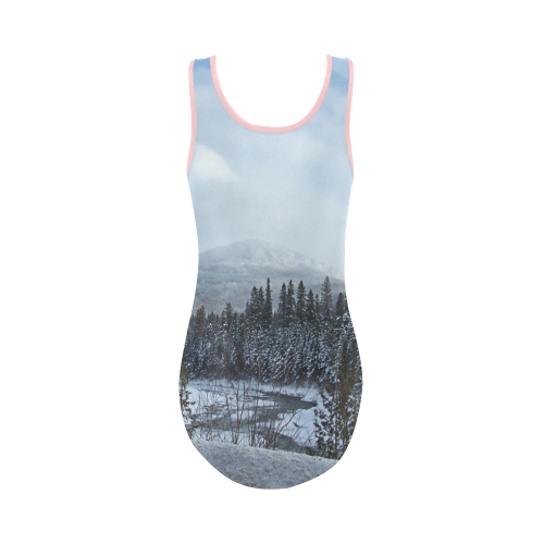 Winter Wonderland Vest One Piece Swimsuit (Model S04)