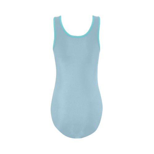 Aquamarine Vest One Piece Swimsuit (Model S04)